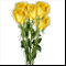 Букет желтых роз 5=Желтая роза х 5 + трава для оформления №2